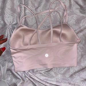 Pink lulu bra
